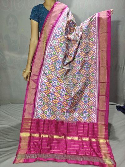 PGMRISDP5Y19ECDC34- Ikat Silk dupatta