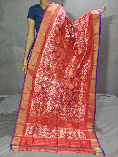 PGMRISDP5Y19ECDC45- Ikat Silk dupatta