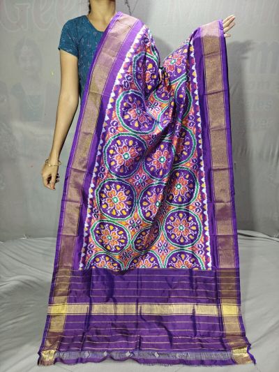 PGMRISDP5Y19ECDC53- Ikat Silk dupatta