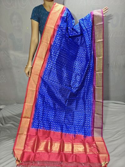 PGMRISDP5Y19ECDC54- Ikat Silk dupatta