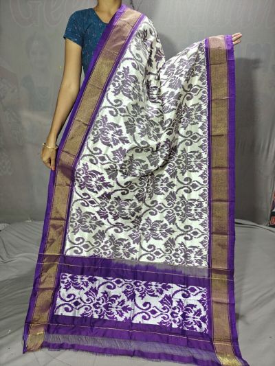 PGMRISDP5Y19ECDC57- Ikat Silk dupatta