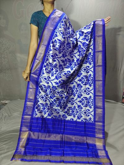 PGMRISDP5Y19ECDC63- Ikat Silk dupatta