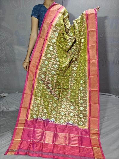 PGMRISDP5Y19ECDC70- Ikat Silk dupatta