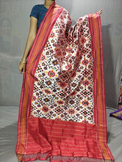 PGMRISDP5Y19ECDC72- Ikat Silk dupatta