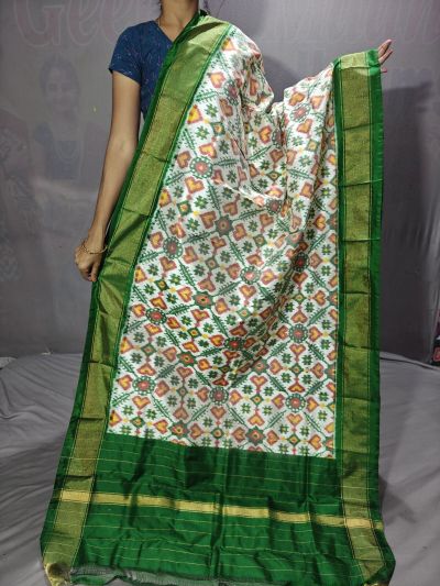 PGMRISDP5Y19ECDC73- Ikat Silk dupatta
