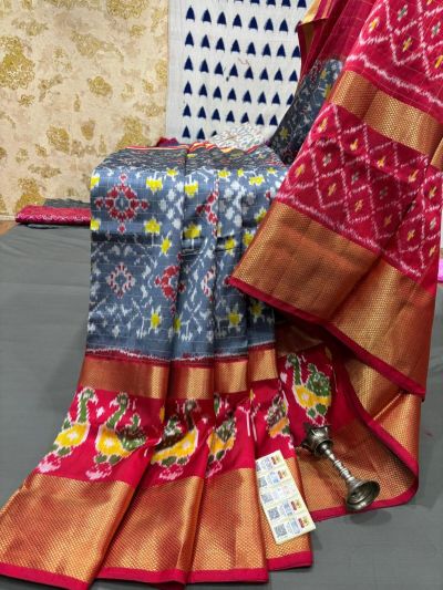 PRMHIDSS5Y20NCCD08- Ikat silk saree