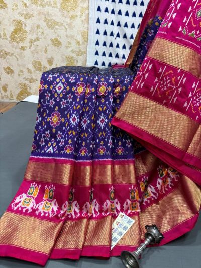 PRMHIDSS5Y20NCCD10- Ikat silk saree