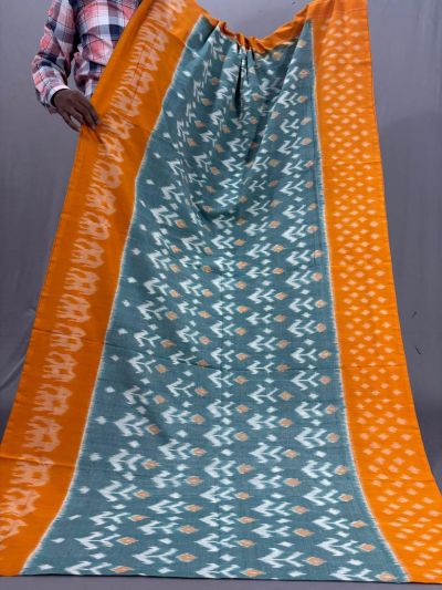 PSSIICTS5N03INSC02- Ikat cotton saree