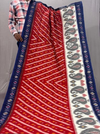 PSSIICTS5N03INSC09- Ikat cotton saree