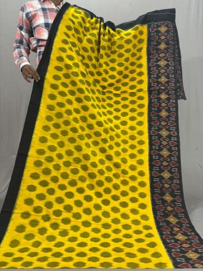 PSSIICTS5N03INSC10- Ikat cotton saree