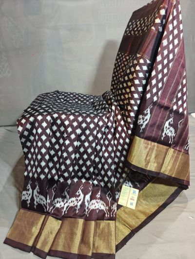 PGMRIDSS5N02TSCD18- Ikat silk saree
