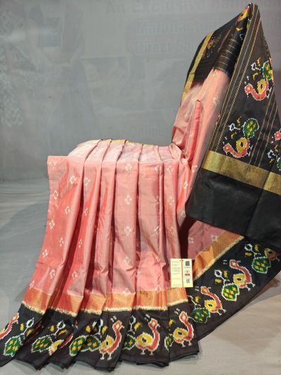 PGMRIDSS5N02TSCD39- Ikat silk saree