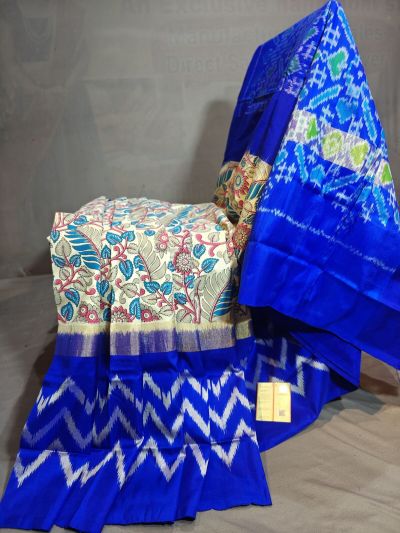 PGMRIDSS5N03BIDC17- Ikat silk saree
