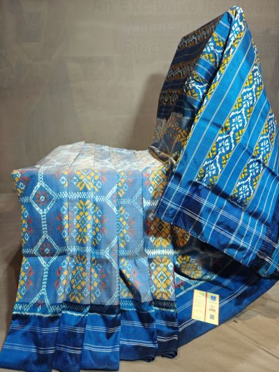PGMRIDSS5N03BIDC22- Ikat silk saree