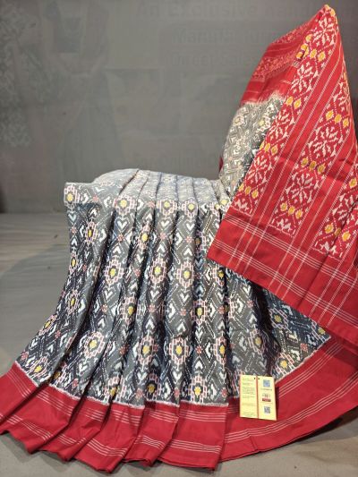 PGMRIDSS5N03BIDC29- Ikat silk saree