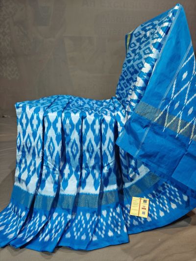 PGMRILWS5N04XEDC40- light weight Ikat silk saree