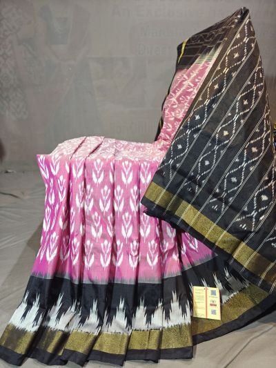 PGMRILWS5N04XEDC41- light weight Ikat silk saree