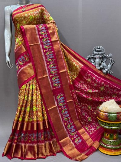 PSNTIDSS5N02NCDC08- Ikat silk saree