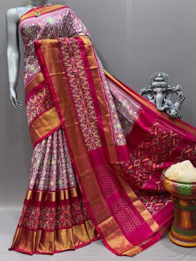 PSNTIDSS5N02NCDC12- Ikat silk saree
