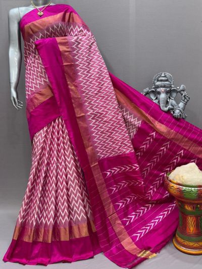 PSNTIDSS5N04TSDC03- Ikat silk saree