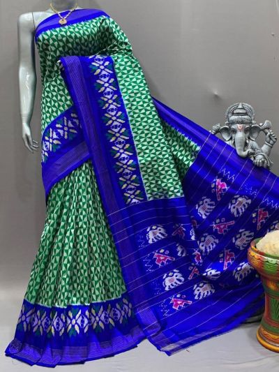 PSNTIDSS5N04TSDC05- Ikat silk saree