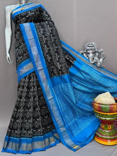 PSNTIDSS5N05NCCD02- Ikat silk saree