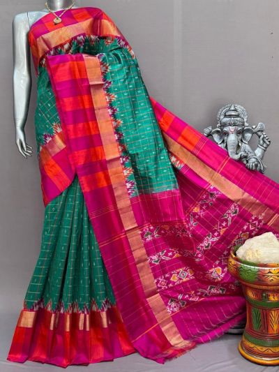 PSNTIDSS5N05NCCD14- Ikat silk saree