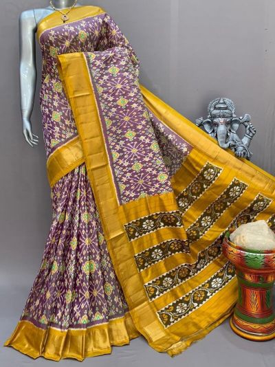 PSNTIDSS5A09NCDC07- Ikat silk saree