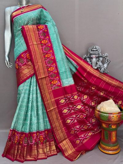 PSNTIDSS5A09NCDC19- Ikat silk saree