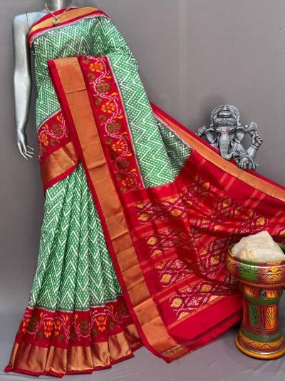 PSNTIDSS5A09NCDC20- Ikat silk saree