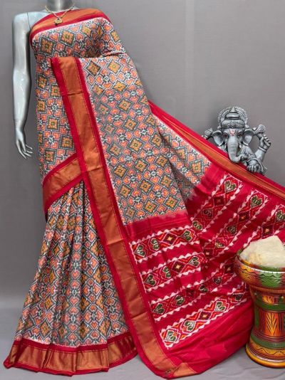 PSNTIDSS5Y21NDCD24- Ikat silk saree