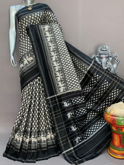 PSNTIDSS5N04TSDC07- Ikat silk saree