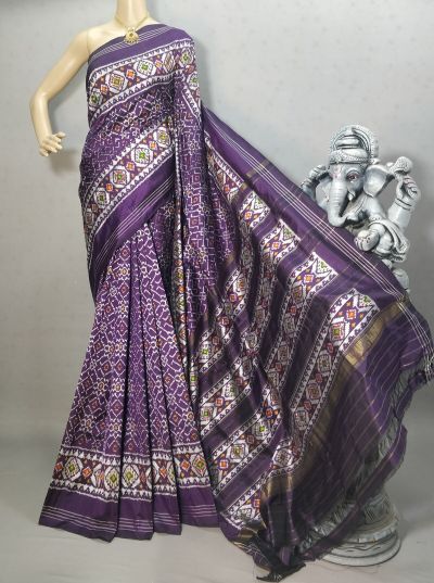 PRIHIDSS5A09BTCD07- Ikat silk saree