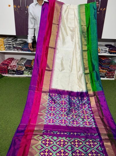 PSRGIDSS5A05TZDD20- Ikat silk saree