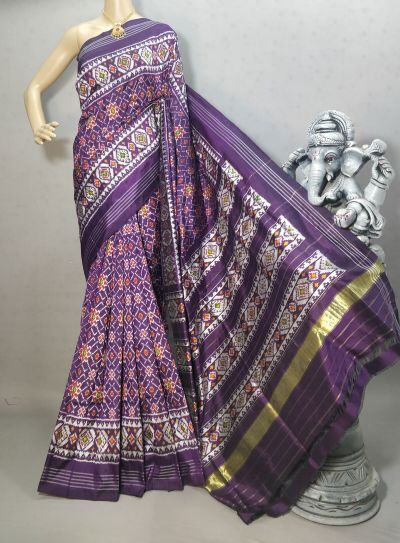 PRIHIDSS5A09BTCD04- Ikat silk saree