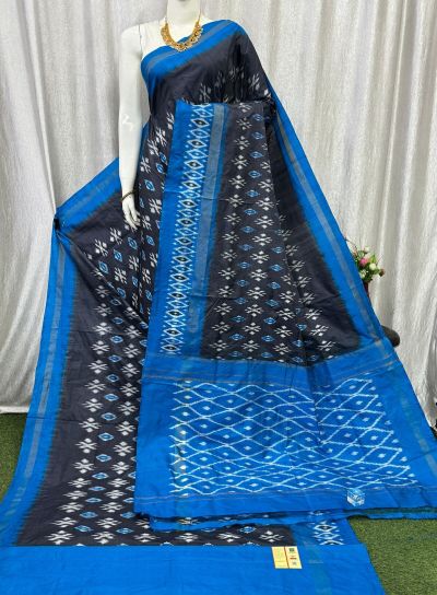 PASKILWS5Y10XEDC32- light weight Ikat silk saree