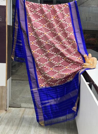 PSRGISDP5Y08ZNCD16- Ikat Silk dupatta