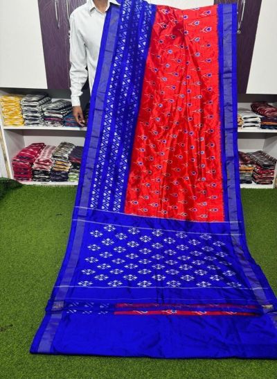 PGMRILWS5A07XZCD33- light weight Ikat silk saree