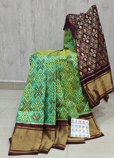 PSHLIDSS5Y04NCDD02- Ikat silk saree