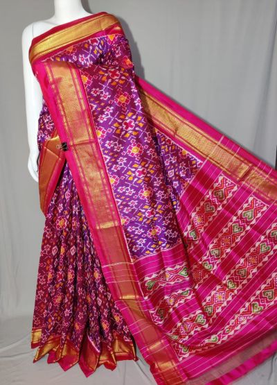 PDLSIDSS5Y11NDCC42- Ikat silk saree