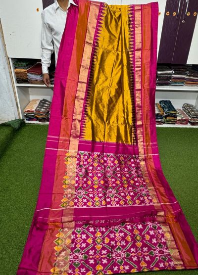 PSRGIDSS5Y03TZDD11- Ikat silk saree