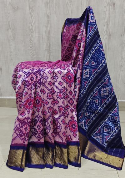 PSHLIDSS5Y12NCDD13- Ikat silk saree