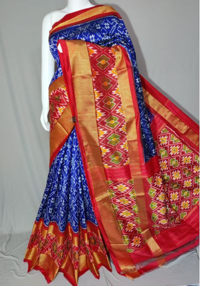 PDLSIDSS5Y11NDCC40- Ikat silk saree