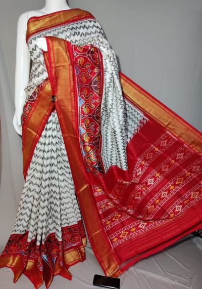 PDLSIDSS5Y11NDCC26- Ikat silk saree