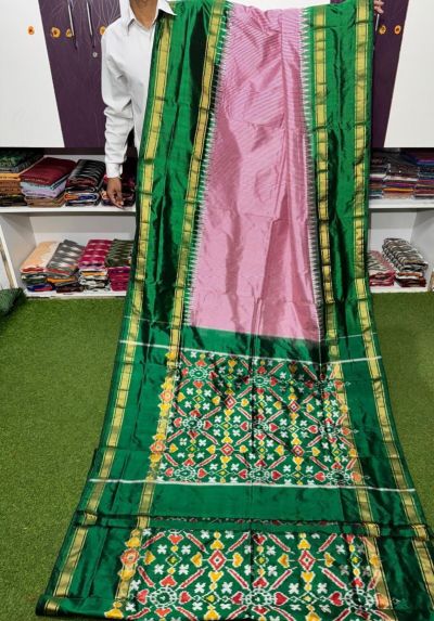 PSRGIDSS5Y03TZDD15- Ikat silk saree