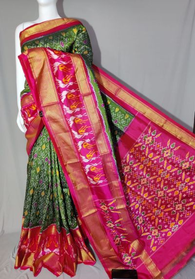 PDLSIDSS5Y11NDCC31- Ikat silk saree