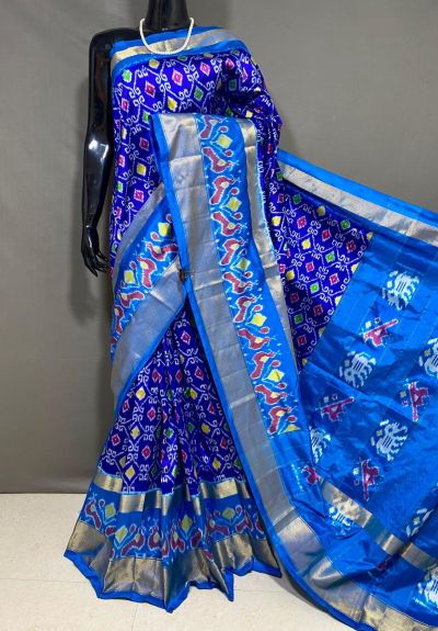 PPHSIDSS5A18BSCC13- Ikat silk saree