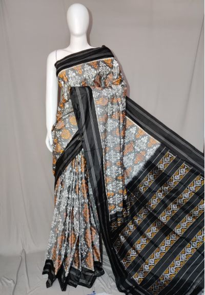 PDLSIDSS5Y12TSCD11- Ikat silk saree