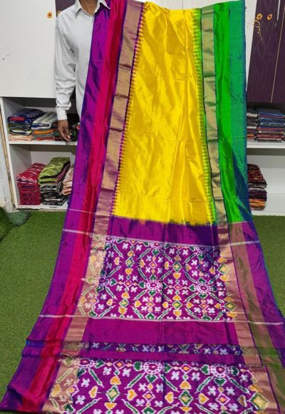 PSRGIDSS5A05TZDD16- Ikat silk saree