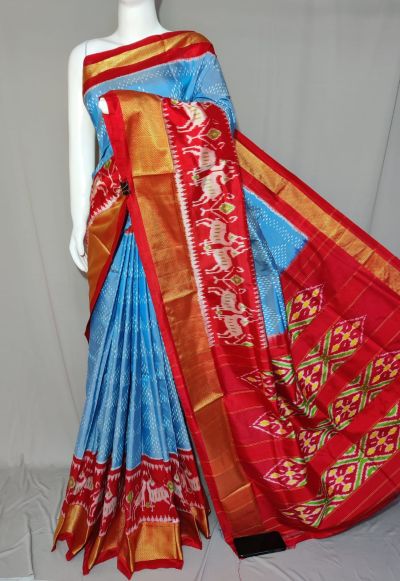 PDLSIDSS5Y11NDCC07- Ikat silk saree